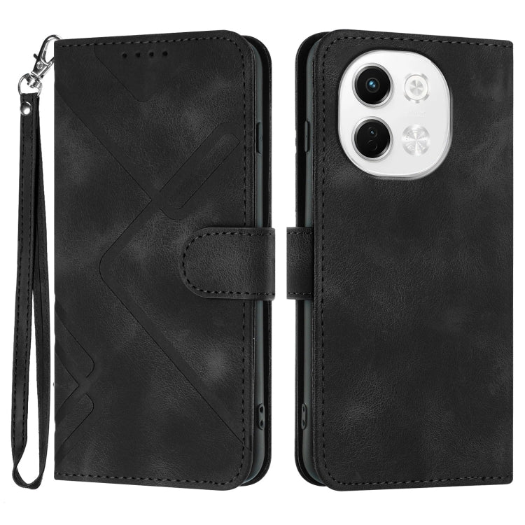 Line Pattern Skin Feel Leather Phone Case, For Tecno Pova Curve 2 5G, For Tecno Spark Go 3 / Pop 20 4G, For Tecno Spark 50 4G, For Tecno Camon 50 Pro 4G, For Tecno Camon 50 4G, For Tecno Spark Slim, For Tecno Spark 40 4G, For Tecno Pova Curve          ...
