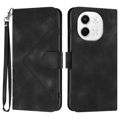 Line Pattern Skin Feel Leather Phone Case, For Tecno Pova Curve 2 5G, For Tecno Spark Go 3 / Pop 20 4G, For Tecno Spark 50 4G, For Tecno Camon 50 Pro 4G, For Tecno Camon 50 4G, For Tecno Spark Slim, For Tecno Spark 40 4G, For Tecno Pova Curve          ...