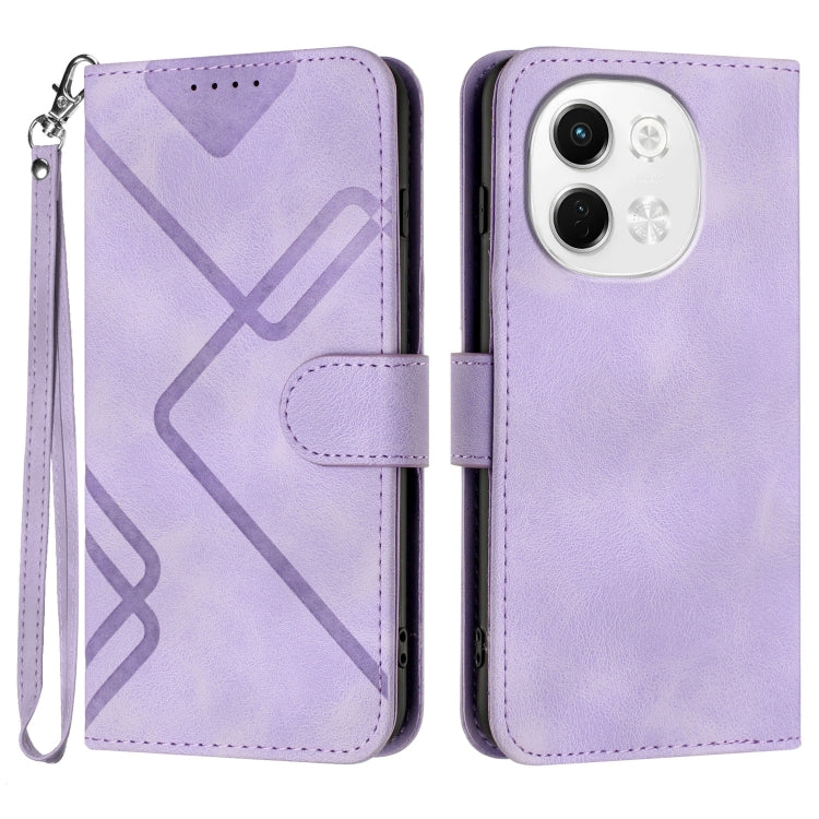 Line Pattern Skin Feel Leather Phone Case, For Tecno Pova Curve 2 5G, For Tecno Spark Go 3 / Pop 20 4G, For Tecno Spark 50 4G, For Tecno Camon 50 Pro 4G, For Tecno Camon 50 4G, For Tecno Spark Slim, For Tecno Spark 40 4G, For Tecno Pova Curve          ...