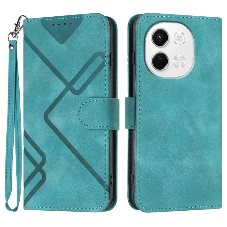 Line Pattern Skin Feel Leather Phone Case, For Tecno Pova Curve 2 5G, For Tecno Spark Go 3 / Pop 20 4G, For Tecno Spark 50 4G, For Tecno Camon 50 Pro 4G, For Tecno Camon 50 4G, For Tecno Spark Slim, For Tecno Spark 40 4G, For Tecno Pova Curve          ...