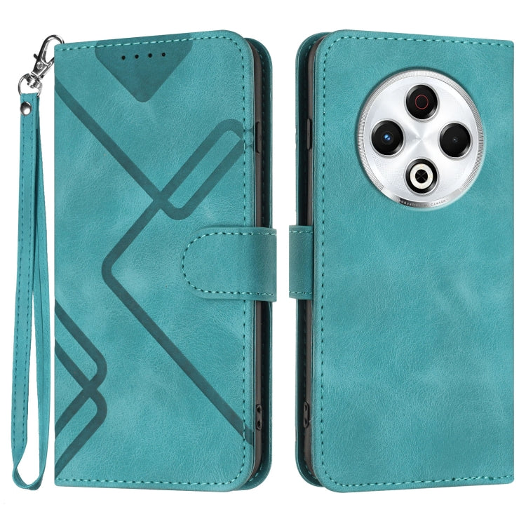 Line Pattern Skin Feel Leather Phone Case, For Tecno Pova Curve 2 5G, For Tecno Spark Go 3 / Pop 20 4G, For Tecno Spark 50 4G, For Tecno Camon 50 Pro 4G, For Tecno Camon 50 4G, For Tecno Spark Slim, For Tecno Spark 40 4G, For Tecno Pova Curve          ...