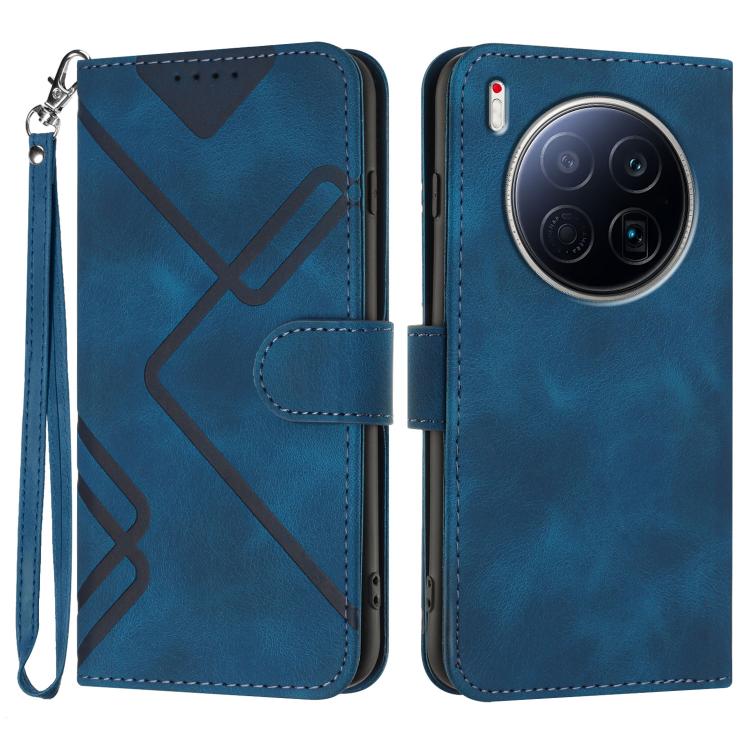Line Pattern Skin Feel Leather Phone Case, For Tecno Pova Curve 2 5G, For Tecno Spark Go 3 / Pop 20 4G, For Tecno Spark 50 4G, For Tecno Camon 50 Pro 4G, For Tecno Camon 50 4G, For Tecno Spark Slim, For Tecno Spark 40 4G, For Tecno Pova Curve          ...