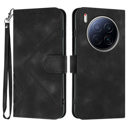Line Pattern Skin Feel Leather Phone Case, For Tecno Pova Curve 2 5G, For Tecno Spark Go 3 / Pop 20 4G, For Tecno Spark 50 4G, For Tecno Camon 50 Pro 4G, For Tecno Camon 50 4G, For Tecno Spark Slim, For Tecno Spark 40 4G, For Tecno Pova Curve          ...