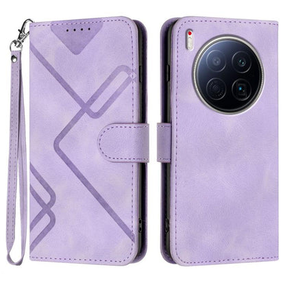 Line Pattern Skin Feel Leather Phone Case, For Tecno Pova Curve 2 5G, For Tecno Spark Go 3 / Pop 20 4G, For Tecno Spark 50 4G, For Tecno Camon 50 Pro 4G, For Tecno Camon 50 4G, For Tecno Spark Slim, For Tecno Spark 40 4G, For Tecno Pova Curve          ...