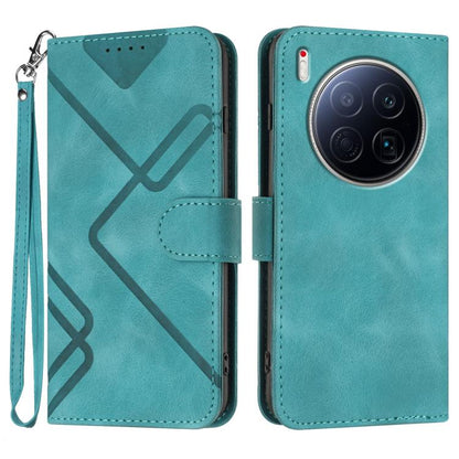 Line Pattern Skin Feel Leather Phone Case, For Tecno Pova Curve 2 5G, For Tecno Spark Go 3 / Pop 20 4G, For Tecno Spark 50 4G, For Tecno Camon 50 Pro 4G, For Tecno Camon 50 4G, For Tecno Spark Slim, For Tecno Spark 40 4G, For Tecno Pova Curve          ...