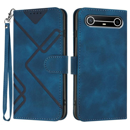 Line Pattern Skin Feel Leather Phone Case, For Tecno Pova Curve 2 5G, For Tecno Spark Go 3 / Pop 20 4G, For Tecno Spark 50 4G, For Tecno Camon 50 Pro 4G, For Tecno Camon 50 4G, For Tecno Spark Slim, For Tecno Spark 40 4G, For Tecno Pova Curve          ...
