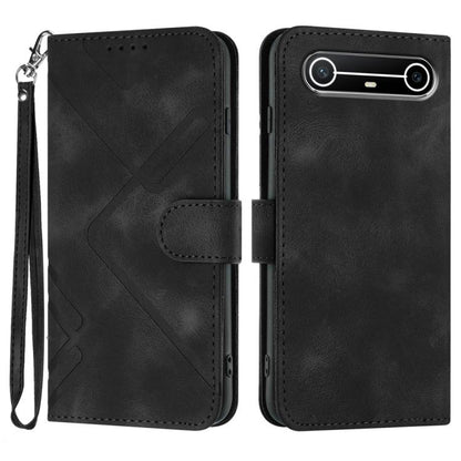 Line Pattern Skin Feel Leather Phone Case, For Tecno Pova Curve 2 5G, For Tecno Spark Go 3 / Pop 20 4G, For Tecno Spark 50 4G, For Tecno Camon 50 Pro 4G, For Tecno Camon 50 4G, For Tecno Spark Slim, For Tecno Spark 40 4G, For Tecno Pova Curve          ...