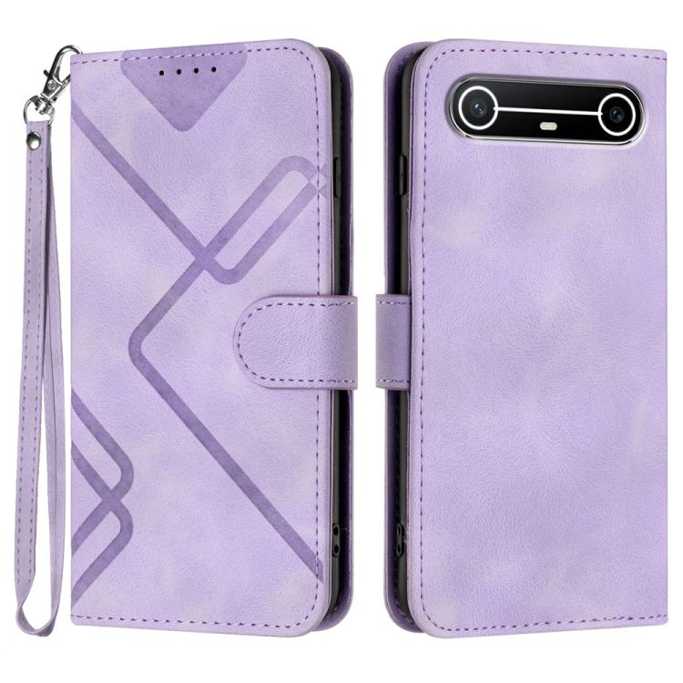 Line Pattern Skin Feel Leather Phone Case, For Tecno Pova Curve 2 5G, For Tecno Spark Go 3 / Pop 20 4G, For Tecno Spark 50 4G, For Tecno Camon 50 Pro 4G, For Tecno Camon 50 4G, For Tecno Spark Slim, For Tecno Spark 40 4G, For Tecno Pova Curve          ...