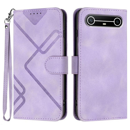 Line Pattern Skin Feel Leather Phone Case, For Tecno Pova Curve 2 5G, For Tecno Spark Go 3 / Pop 20 4G, For Tecno Spark 50 4G, For Tecno Camon 50 Pro 4G, For Tecno Camon 50 4G, For Tecno Spark Slim, For Tecno Spark 40 4G, For Tecno Pova Curve          ...