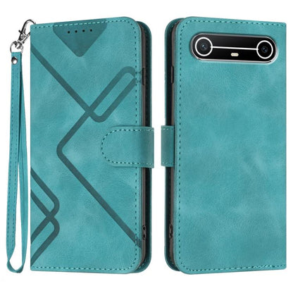 Line Pattern Skin Feel Leather Phone Case, For Tecno Pova Curve 2 5G, For Tecno Spark Go 3 / Pop 20 4G, For Tecno Spark 50 4G, For Tecno Camon 50 Pro 4G, For Tecno Camon 50 4G, For Tecno Spark Slim, For Tecno Spark 40 4G, For Tecno Pova Curve          ...