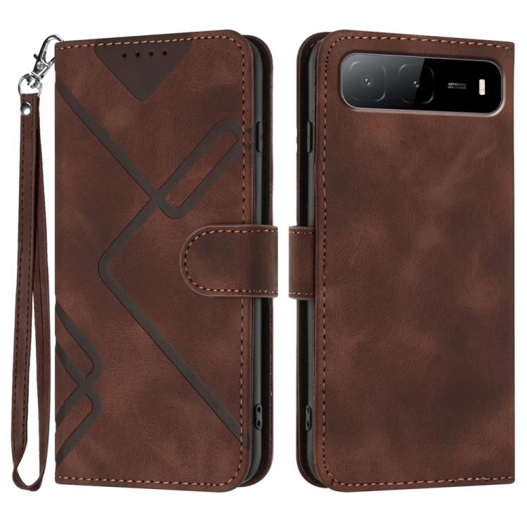Line Pattern Skin Feel Leather Phone Case, For Tecno Pova Curve 2 5G, For Tecno Spark Go 3 / Pop 20 4G, For Tecno Spark 50 4G, For Tecno Camon 50 Pro 4G, For Tecno Camon 50 4G, For Tecno Spark Slim, For Tecno Spark 40 4G, For Tecno Pova Curve          ...