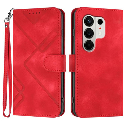 Line Pattern Skin Feel Leather Phone Case, For Tecno Pova Curve 2 5G, For Tecno Spark Go 3 / Pop 20 4G, For Tecno Spark 50 4G, For Tecno Camon 50 Pro 4G, For Tecno Camon 50 4G, For Tecno Spark Slim, For Tecno Spark 40 4G, For Tecno Pova Curve          ...