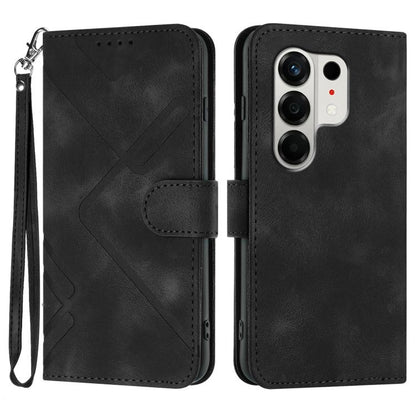 Line Pattern Skin Feel Leather Phone Case, For Tecno Pova Curve 2 5G, For Tecno Spark Go 3 / Pop 20 4G, For Tecno Spark 50 4G, For Tecno Camon 50 Pro 4G, For Tecno Camon 50 4G, For Tecno Spark Slim, For Tecno Spark 40 4G, For Tecno Pova Curve          ...