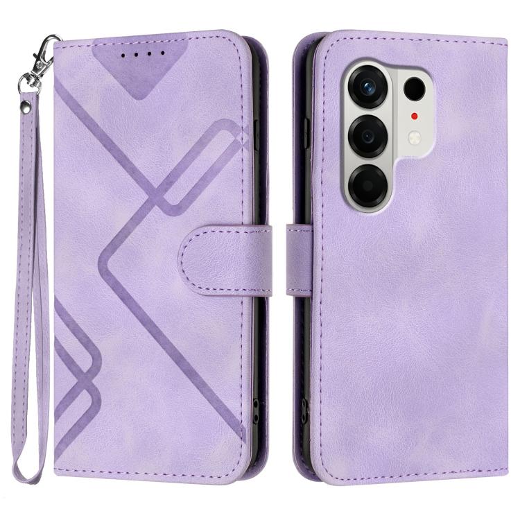 Line Pattern Skin Feel Leather Phone Case, For Tecno Pova Curve 2 5G, For Tecno Spark Go 3 / Pop 20 4G, For Tecno Spark 50 4G, For Tecno Camon 50 Pro 4G, For Tecno Camon 50 4G, For Tecno Spark Slim, For Tecno Spark 40 4G, For Tecno Pova Curve          ...