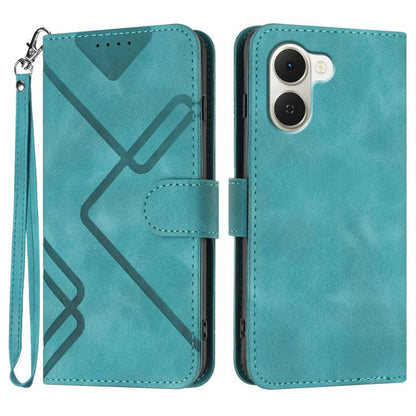 Line Pattern Skin Feel Leather Phone Case, For Tecno Pova Curve 2 5G, For Tecno Spark Go 3 / Pop 20 4G, For Tecno Spark 50 4G, For Tecno Camon 50 Pro 4G, For Tecno Camon 50 4G, For Tecno Spark Slim, For Tecno Spark 40 4G, For Tecno Pova Curve          ...