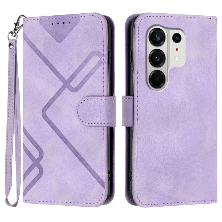 Line Pattern Skin Feel Leather Phone Case, For Tecno Pova Curve 2 5G, For Tecno Spark Go 3 / Pop 20 4G, For Tecno Spark 50 4G, For Tecno Camon 50 Pro 4G, For Tecno Camon 50 4G, For Tecno Spark Slim, For Tecno Spark 40 4G, For Tecno Pova Curve          ...