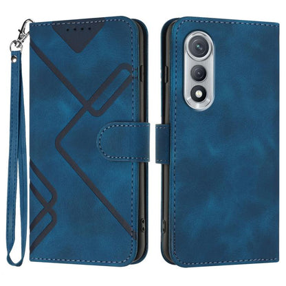 Line Pattern Skin Feel Leather Phone Case, For Tecno Pova Curve 2 5G, For Tecno Spark Go 3 / Pop 20 4G, For Tecno Spark 50 4G, For Tecno Camon 50 Pro 4G, For Tecno Camon 50 4G, For Tecno Spark Slim, For Tecno Spark 40 4G, For Tecno Pova Curve          ...