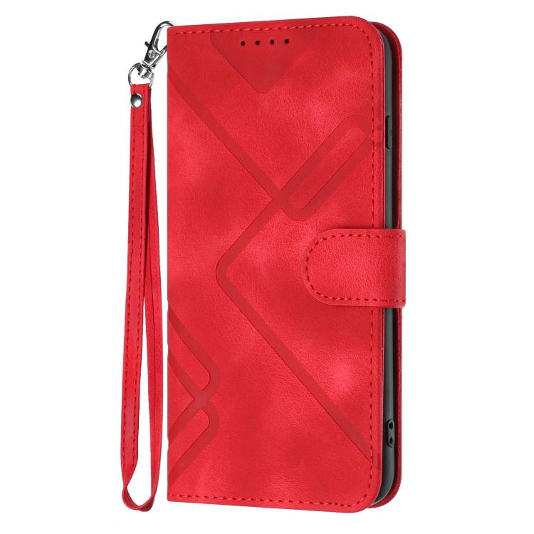Line Pattern Skin Feel Leather Phone Case, For Tecno Pova Curve 2 5G, For Tecno Spark Go 3 / Pop 20 4G, For Tecno Spark 50 4G, For Tecno Camon 50 Pro 4G, For Tecno Camon 50 4G, For Tecno Spark Slim, For Tecno Spark 40 4G, For Tecno Pova Curve          ...