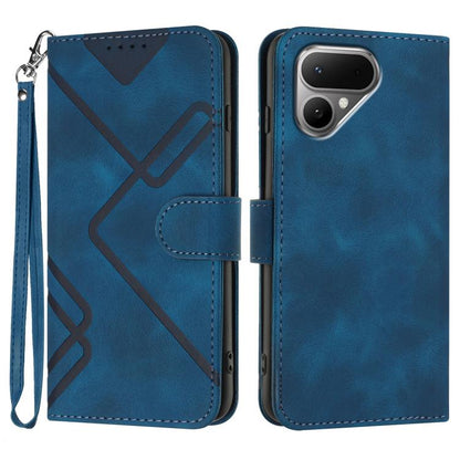 Line Pattern Skin Feel Leather Phone Case, For Tecno Pova Curve 2 5G, For Tecno Spark Go 3 / Pop 20 4G, For Tecno Spark 50 4G, For Tecno Camon 50 Pro 4G, For Tecno Camon 50 4G, For Tecno Spark Slim, For Tecno Spark 40 4G, For Tecno Pova Curve          ...
