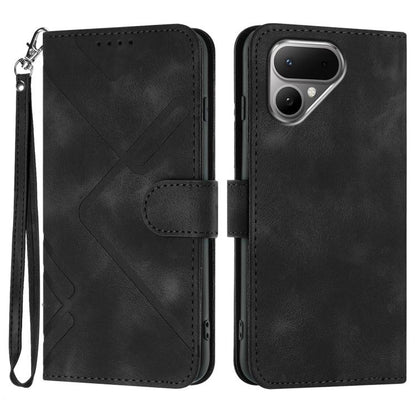 Line Pattern Skin Feel Leather Phone Case, For Tecno Pova Curve 2 5G, For Tecno Spark Go 3 / Pop 20 4G, For Tecno Spark 50 4G, For Tecno Camon 50 Pro 4G, For Tecno Camon 50 4G, For Tecno Spark Slim, For Tecno Spark 40 4G, For Tecno Pova Curve          ...