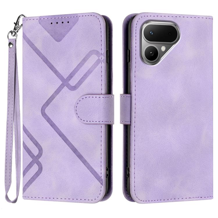 Line Pattern Skin Feel Leather Phone Case, For Tecno Pova Curve 2 5G, For Tecno Spark Go 3 / Pop 20 4G, For Tecno Spark 50 4G, For Tecno Camon 50 Pro 4G, For Tecno Camon 50 4G, For Tecno Spark Slim, For Tecno Spark 40 4G, For Tecno Pova Curve          ...