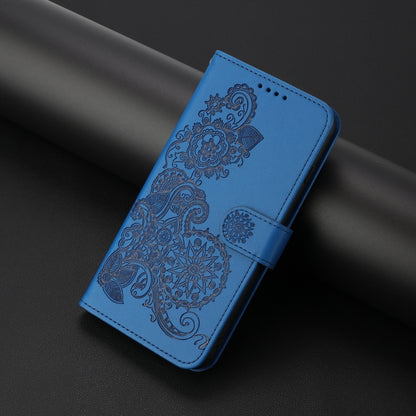 Datura Flower Embossed Flip Leather Phone Case, For Tecno Spark 10 4G, For Tecno Spark Go 2023, For Tecno Spark 10 Pro, For Tecno Pova 4