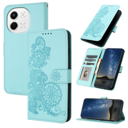 Datura Flower Embossed Flip Leather Phone Case, For Tecno Pova 6 Neo 5G / Spark 30 5G, For Tecno Spark 30 Pro 4G, For Tecno Spark 30 4G, For Tecno Spark Go 5G 2025 / Hot 60i 5G, For Tecno Camon 30 Pro, For Tecno Pova 6 Pro, For Tecno Spark 20 Pro      ...