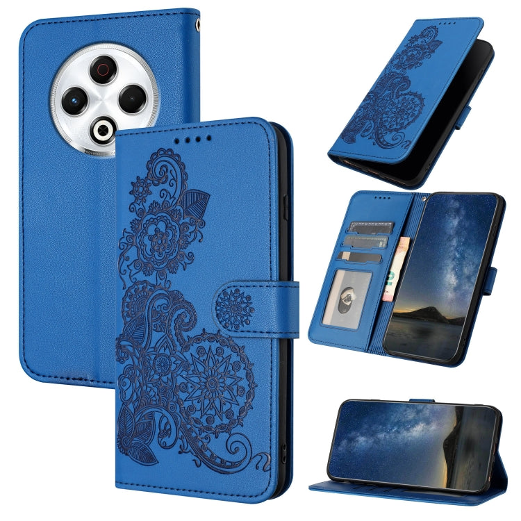 Datura Flower Embossed Flip Leather Phone Case, For Tecno Pova 6 Neo 5G / Spark 30 5G, For Tecno Spark 30 Pro 4G, For Tecno Spark 30 4G, For Tecno Spark Go 5G 2025 / Hot 60i 5G, For Tecno Camon 30 Pro, For Tecno Pova 6 Pro, For Tecno Spark 20 Pro      ...