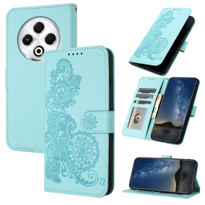 Datura Flower Embossed Flip Leather Phone Case, For Tecno Pova 6 Neo 5G / Spark 30 5G, For Tecno Spark 30 Pro 4G, For Tecno Spark 30 4G, For Tecno Spark Go 5G 2025 / Hot 60i 5G, For Tecno Camon 30 Pro, For Tecno Pova 6 Pro, For Tecno Spark 20 Pro      ...