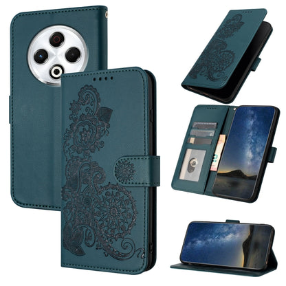 Datura Flower Embossed Flip Leather Phone Case, For Tecno Pova 6 Neo 5G / Spark 30 5G, For Tecno Spark 30 Pro 4G, For Tecno Spark 30 4G, For Tecno Spark Go 5G 2025 / Hot 60i 5G, For Tecno Camon 30 Pro, For Tecno Pova 6 Pro, For Tecno Spark 20 Pro      ...