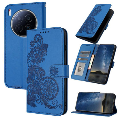 Datura Flower Embossed Flip Leather Phone Case, For Tecno Pova Curve 2 5G, For Tecno Spark Go 3 / Pop 20 4G, For Tecno Spark 50 4G, For Tecno Camon 50 Pro 4G, For Tecno Camon 50 4G, For Tecno Spark Slim, For Tecno Spark 40 4G, For Tecno Pova Curve     ...