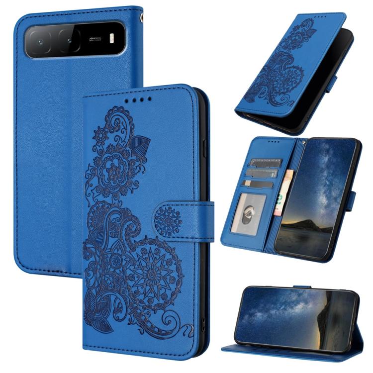 Datura Flower Embossed Flip Leather Phone Case, For Tecno Pova 6 Neo 5G / Spark 30 5G, For Tecno Spark 30 Pro 4G, For Tecno Spark 30 4G, For Tecno Spark Go 5G 2025 / Hot 60i 5G, For Tecno Camon 30 Pro, For Tecno Pova 6 Pro, For Tecno Spark 20 Pro      ...