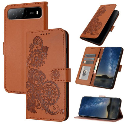 Datura Flower Embossed Flip Leather Phone Case, For Tecno Pova 6 Neo 5G / Spark 30 5G, For Tecno Spark 30 Pro 4G, For Tecno Spark 30 4G, For Tecno Spark Go 5G 2025 / Hot 60i 5G, For Tecno Camon 30 Pro, For Tecno Pova 6 Pro, For Tecno Spark 20 Pro      ...