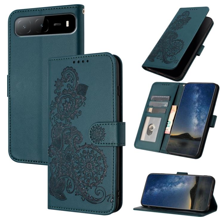 Datura Flower Embossed Flip Leather Phone Case, For Tecno Pova 6 Neo 5G / Spark 30 5G, For Tecno Spark 30 Pro 4G, For Tecno Spark 30 4G, For Tecno Spark Go 5G 2025 / Hot 60i 5G, For Tecno Camon 30 Pro, For Tecno Pova 6 Pro, For Tecno Spark 20 Pro      ...