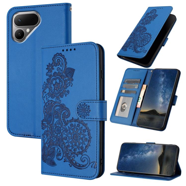 Datura Flower Embossed Flip Leather Phone Case, For Tecno Pova Curve 2 5G, For Tecno Spark Go 3 / Pop 20 4G, For Tecno Spark 50 4G, For Tecno Camon 50 Pro 4G, For Tecno Camon 50 4G, For Tecno Spark Slim, For Tecno Spark 40 4G, For Tecno Pova Curve     ...