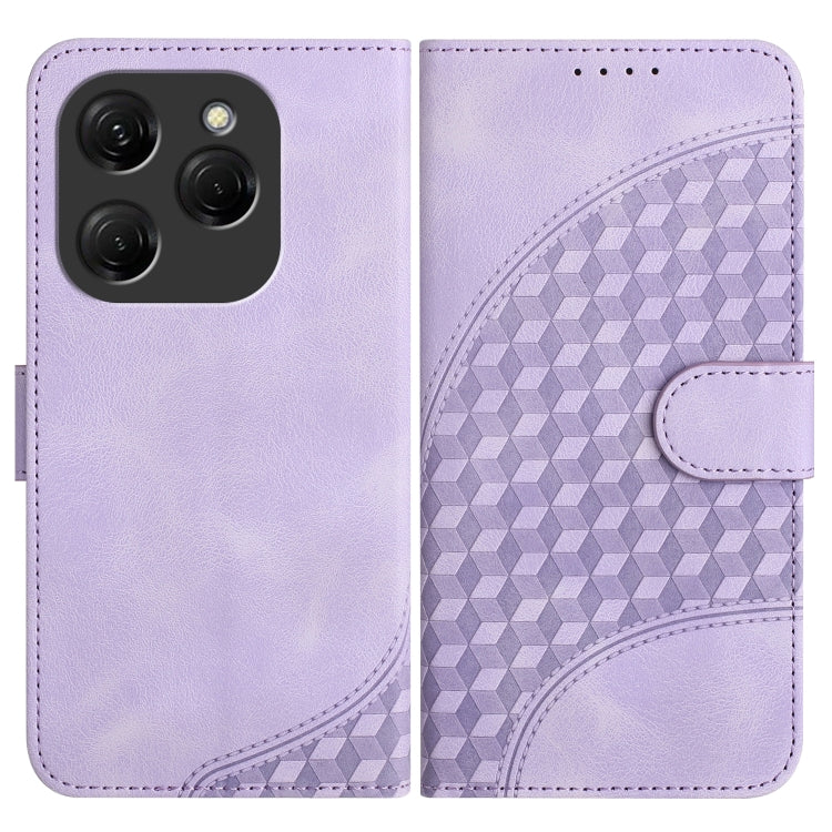 Elephant Head Embossed Phone Leather Case with Lanyard, For Tecno Pova 6 Neo 5G / Spark 30 5G, For Tecno Spark 30 Pro 4G, For Tecno Spark 30 4G, For Tecno Spark Go 5G 2025 / Hot 60i 5G, For Tecno Camon 30 Pro, For Tecno Pova 6 Pro, For Tecno Spark 20 P...
