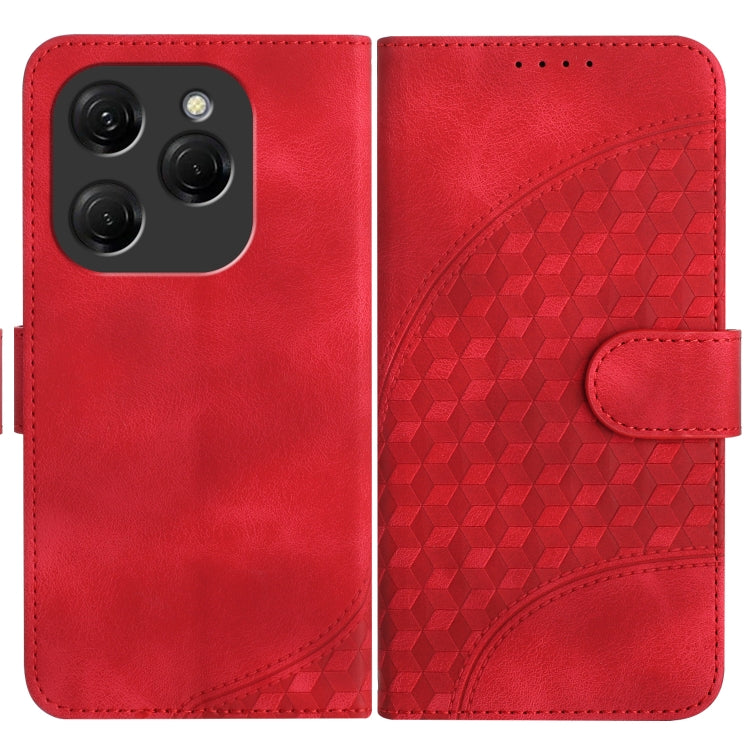 Elephant Head Embossed Phone Leather Case with Lanyard, For Tecno Pova 6 Neo 5G / Spark 30 5G, For Tecno Spark 30 Pro 4G, For Tecno Spark 30 4G, For Tecno Spark Go 5G 2025 / Hot 60i 5G, For Tecno Camon 30 Pro, For Tecno Pova 6 Pro, For Tecno Spark 20 P...