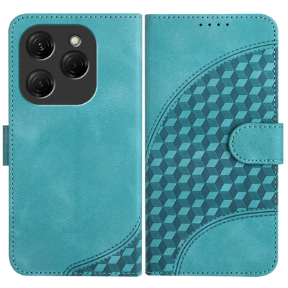 Elephant Head Embossed Phone Leather Case with Lanyard, For Tecno Pova 6 Neo 5G / Spark 30 5G, For Tecno Spark 30 Pro 4G, For Tecno Spark 30 4G, For Tecno Spark Go 5G 2025 / Hot 60i 5G, For Tecno Camon 30 Pro, For Tecno Pova 6 Pro, For Tecno Spark 20 P...