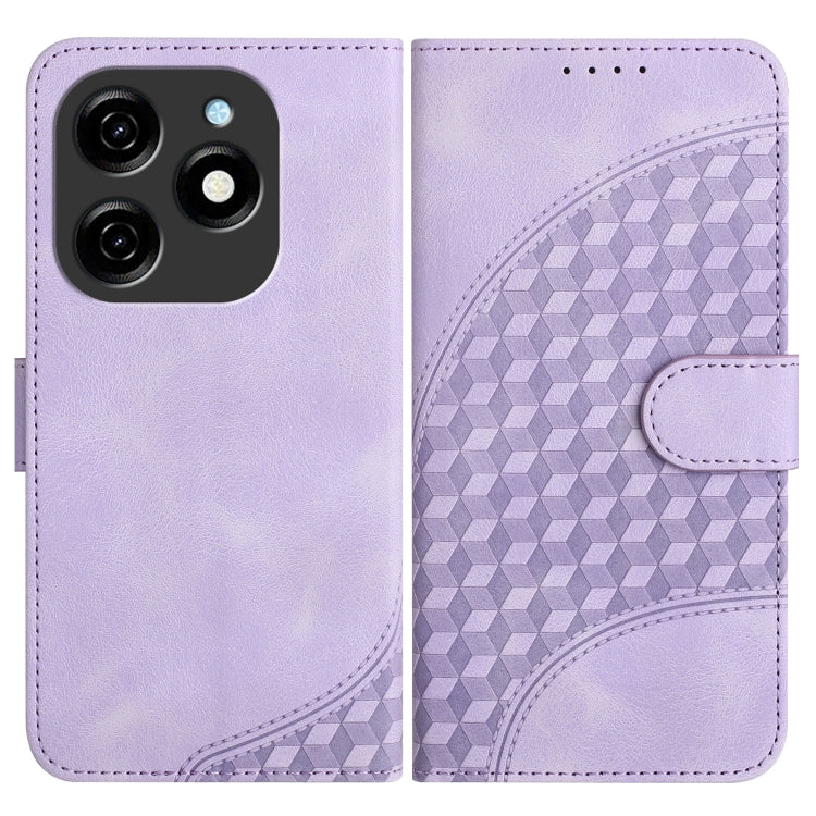 Elephant Head Embossed Phone Leather Case with Lanyard, For Tecno Pova 6 Neo 5G / Spark 30 5G, For Tecno Spark 30 Pro 4G, For Tecno Spark 30 4G, For Tecno Spark Go 5G 2025 / Hot 60i 5G, For Tecno Camon 30 Pro, For Tecno Pova 6 Pro, For Tecno Spark 20 P...