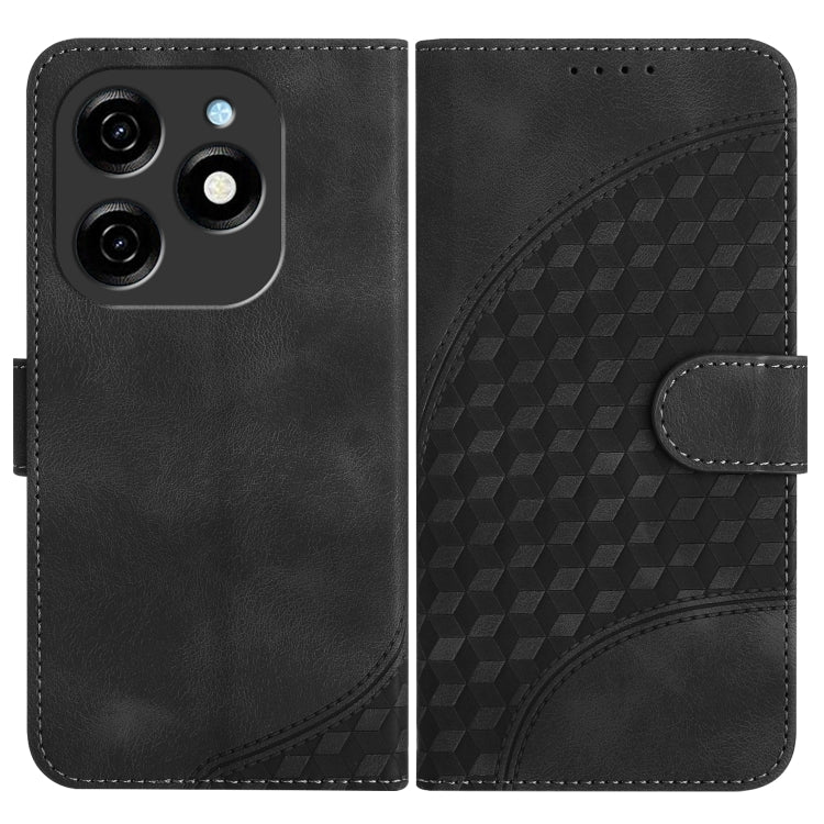 Elephant Head Embossed Phone Leather Case with Lanyard, For Tecno Pova 6 Neo 5G / Spark 30 5G, For Tecno Spark 30 Pro 4G, For Tecno Spark 30 4G, For Tecno Spark Go 5G 2025 / Hot 60i 5G, For Tecno Camon 30 Pro, For Tecno Pova 6 Pro, For Tecno Spark 20 P...