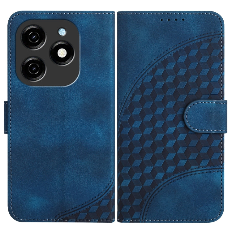 Elephant Head Embossed Phone Leather Case with Lanyard, For Tecno Pova 6 Neo 5G / Spark 30 5G, For Tecno Spark 30 Pro 4G, For Tecno Spark 30 4G, For Tecno Spark Go 5G 2025 / Hot 60i 5G, For Tecno Camon 30 Pro, For Tecno Pova 6 Pro, For Tecno Spark 20 P...