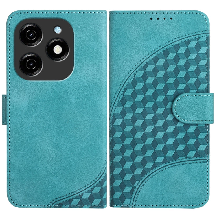 Elephant Head Embossed Phone Leather Case with Lanyard, For Tecno Pova 6 Neo 5G / Spark 30 5G, For Tecno Spark 30 Pro 4G, For Tecno Spark 30 4G, For Tecno Spark Go 5G 2025 / Hot 60i 5G, For Tecno Camon 30 Pro, For Tecno Pova 6 Pro, For Tecno Spark 20 P...