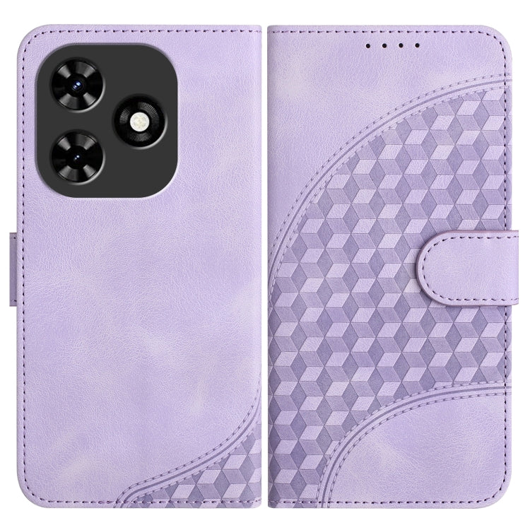 Elephant Head Embossed Phone Leather Case with Lanyard, For Tecno Pova 6 Neo 5G / Spark 30 5G, For Tecno Spark 30 Pro 4G, For Tecno Spark 30 4G, For Tecno Spark Go 5G 2025 / Hot 60i 5G, For Tecno Camon 30 Pro, For Tecno Pova 6 Pro, For Tecno Spark 20 P...