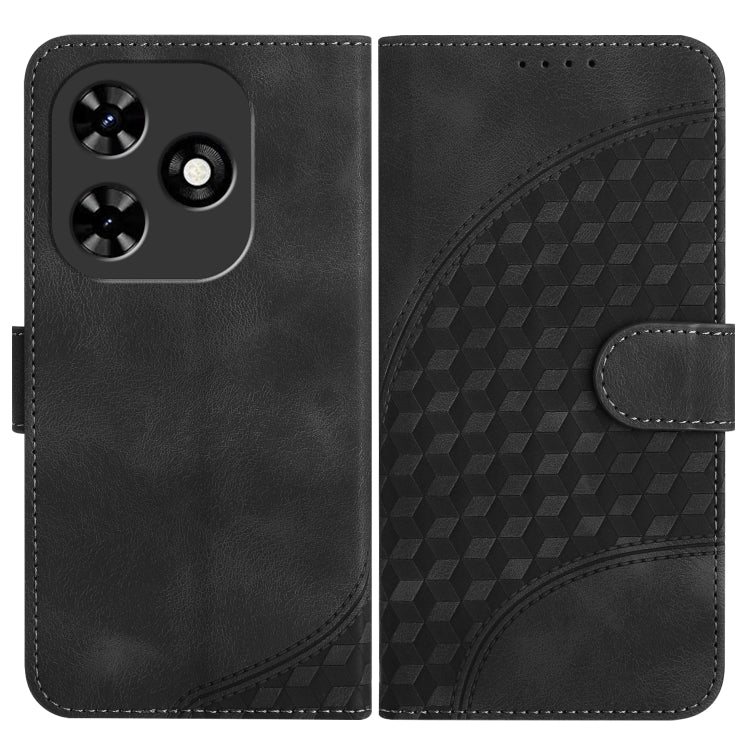 Elephant Head Embossed Phone Leather Case with Lanyard, For Tecno Pova 6 Neo 5G / Spark 30 5G, For Tecno Spark 30 Pro 4G, For Tecno Spark 30 4G, For Tecno Spark Go 5G 2025 / Hot 60i 5G, For Tecno Camon 30 Pro, For Tecno Pova 6 Pro, For Tecno Spark 20 P...