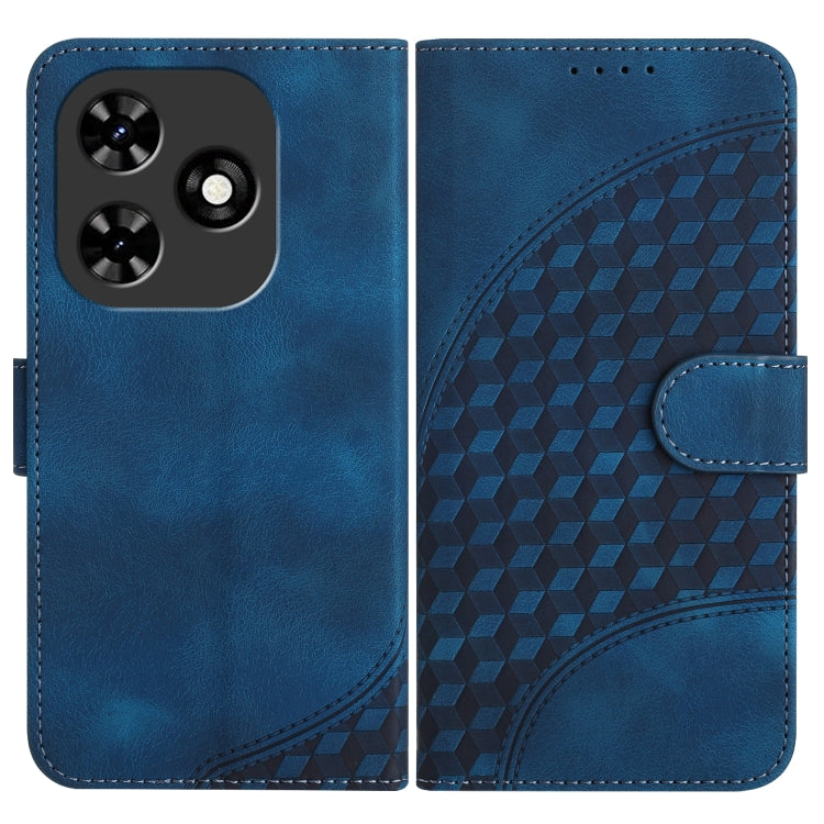 Elephant Head Embossed Phone Leather Case with Lanyard, For Tecno Pova 6 Neo 5G / Spark 30 5G, For Tecno Spark 30 Pro 4G, For Tecno Spark 30 4G, For Tecno Spark Go 5G 2025 / Hot 60i 5G, For Tecno Camon 30 Pro, For Tecno Pova 6 Pro, For Tecno Spark 20 P...