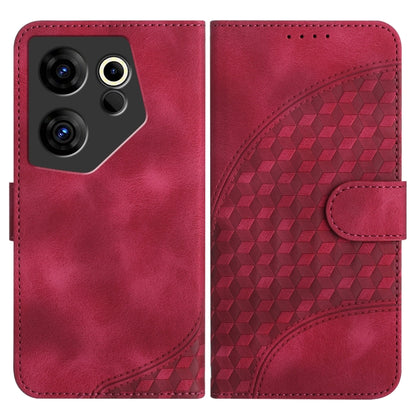 Elephant Head Embossed Phone Leather Case with Lanyard, For Tecno Pova 6 Neo 5G / Spark 30 5G, For Tecno Spark 30 Pro 4G, For Tecno Spark 30 4G, For Tecno Spark Go 5G 2025 / Hot 60i 5G, For Tecno Camon 30 Pro, For Tecno Pova 6 Pro, For Tecno Spark 20 P...