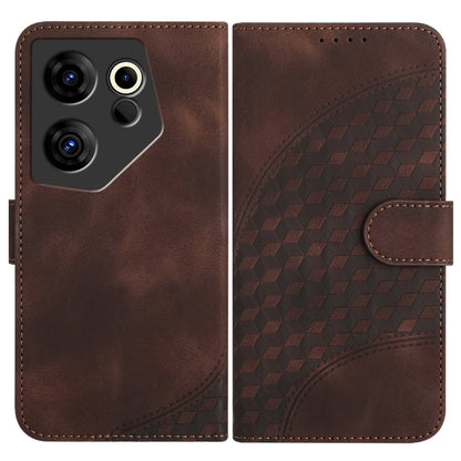 Elephant Head Embossed Phone Leather Case with Lanyard, For Tecno Pova 6 Neo 5G / Spark 30 5G, For Tecno Spark 30 Pro 4G, For Tecno Spark 30 4G, For Tecno Spark Go 5G 2025 / Hot 60i 5G, For Tecno Camon 30 Pro, For Tecno Pova 6 Pro, For Tecno Spark 20 P...
