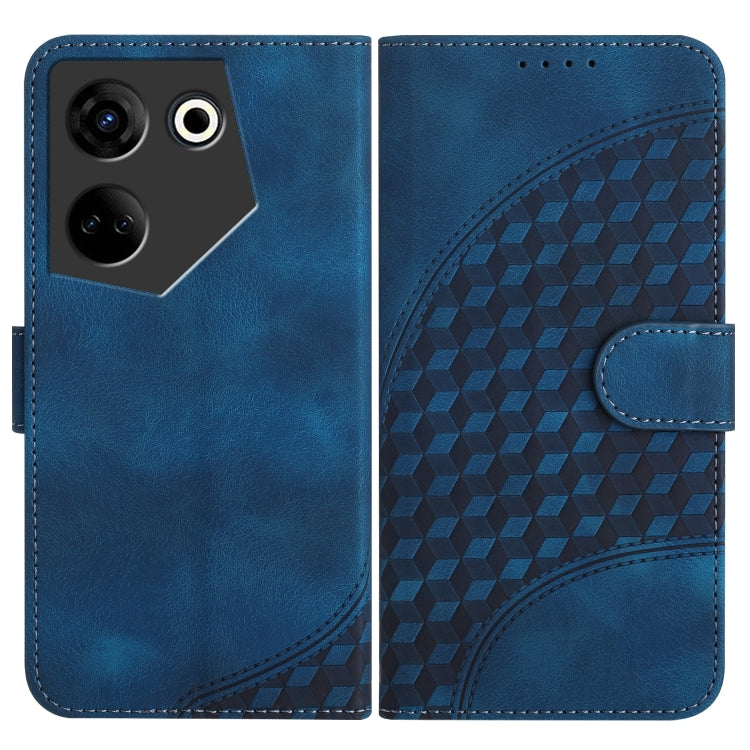Elephant Head Embossed Phone Leather Case with Lanyard, For Tecno Pova 6 Neo 5G / Spark 30 5G, For Tecno Spark 30 Pro 4G, For Tecno Spark 30 4G, For Tecno Spark Go 5G 2025 / Hot 60i 5G, For Tecno Camon 30 Pro, For Tecno Pova 6 Pro, For Tecno Spark 20 P...
