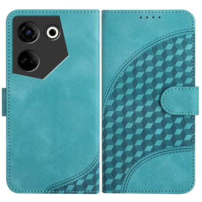 Elephant Head Embossed Phone Leather Case with Lanyard, For Tecno Pova 6 Neo 5G / Spark 30 5G, For Tecno Spark 30 Pro 4G, For Tecno Spark 30 4G, For Tecno Spark Go 5G 2025 / Hot 60i 5G, For Tecno Camon 30 Pro, For Tecno Pova 6 Pro, For Tecno Spark 20 P...