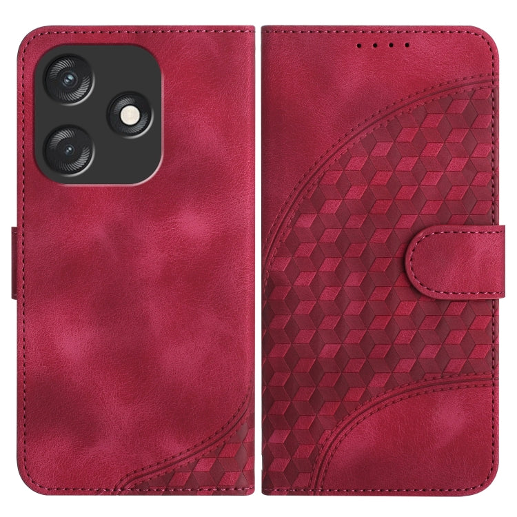 Elephant Head Embossed Phone Leather Case with Lanyard, For Tecno Pova 6 Neo 5G / Spark 30 5G, For Tecno Spark 30 Pro 4G, For Tecno Spark 30 4G, For Tecno Spark Go 5G 2025 / Hot 60i 5G, For Tecno Camon 30 Pro, For Tecno Pova 6 Pro, For Tecno Spark 20 P...
